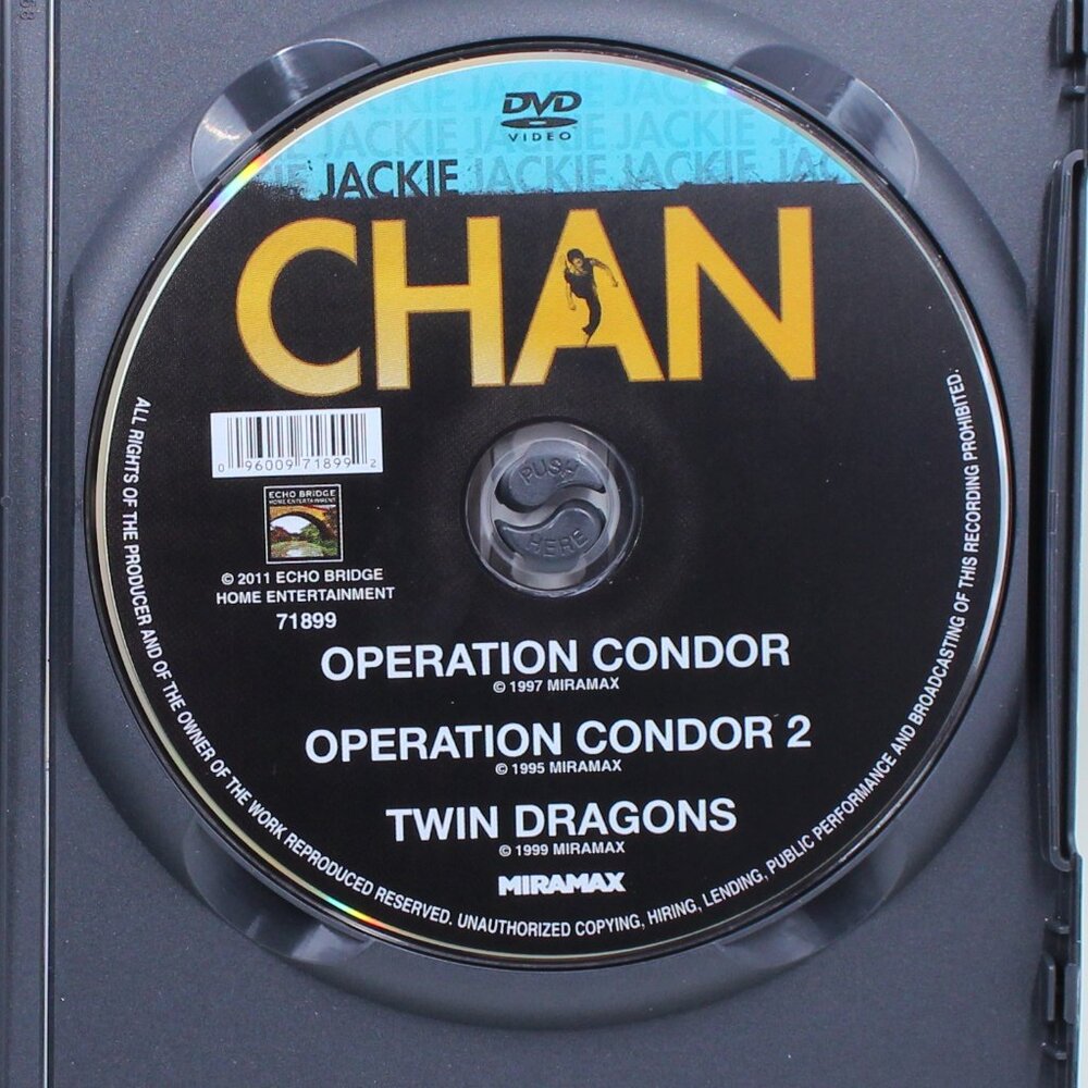 Jackie Chan 3 Film Collection on DVD